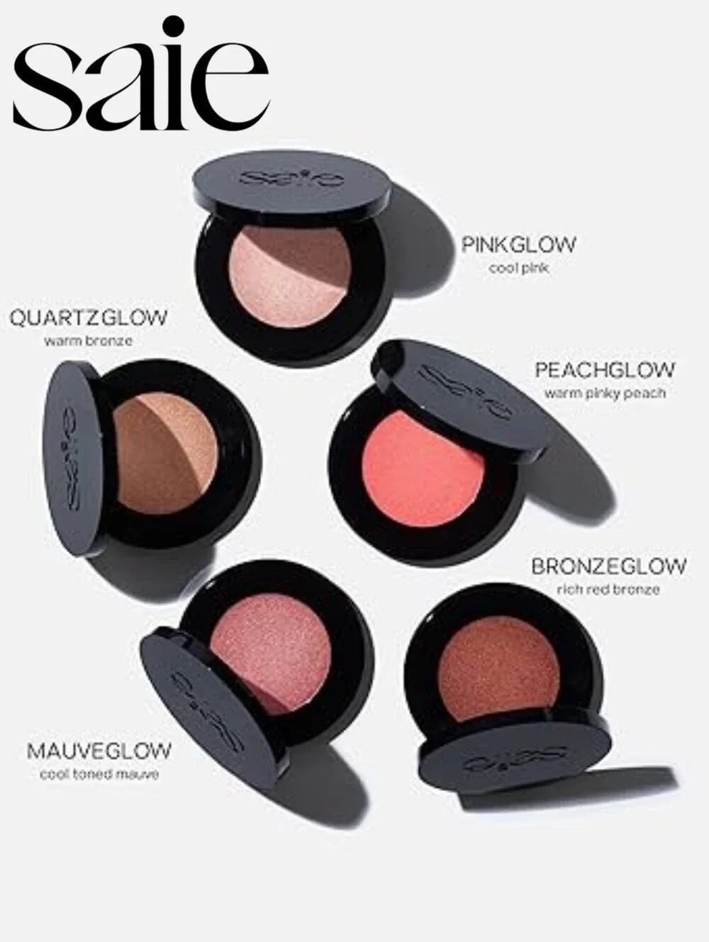 SAIE Peach Glow CREAM Highlighting Blush -New